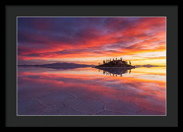 Salar De Uyuni Sunrise Reflection