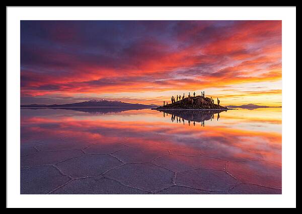 Salar De Uyuni Sunrise Reflection