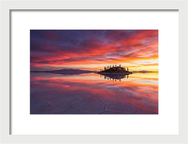 Salar De Uyuni Sunrise Reflection