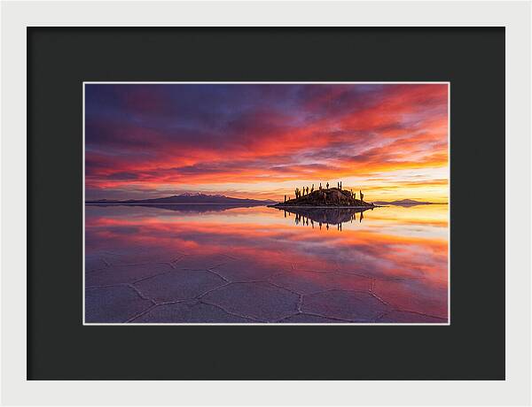 Salar De Uyuni Sunrise Reflection