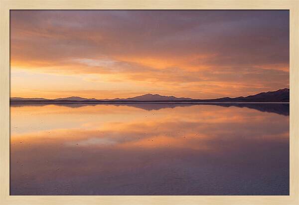 Salar De Uyuni Sunset Reflections