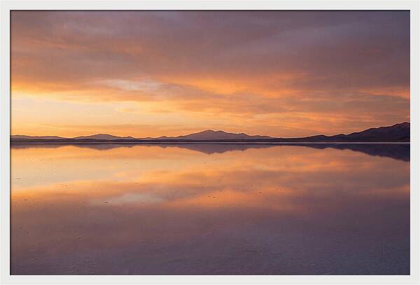 Salar De Uyuni Sunset Reflections