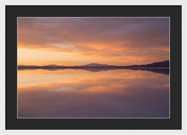 Salar De Uyuni Sunset Reflections
