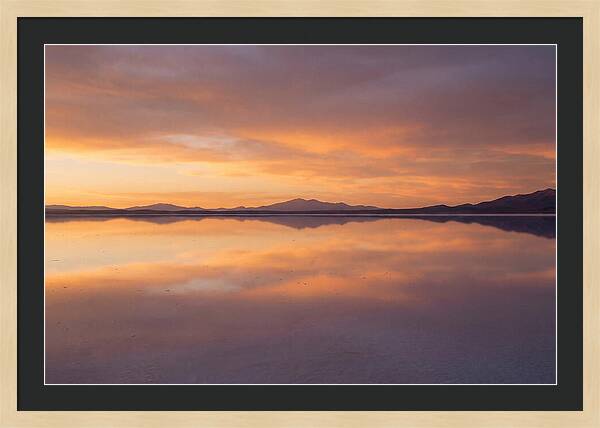 Salar De Uyuni Sunset Reflections