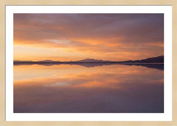 Salar De Uyuni Sunset Reflections