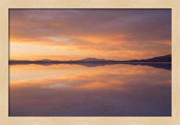 Salar De Uyuni Sunset Reflections