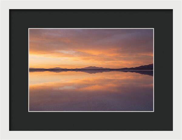 Salar De Uyuni Sunset Reflections