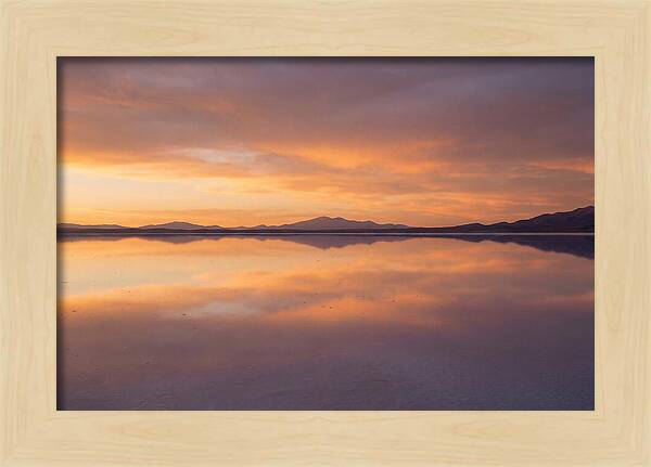 Salar De Uyuni Sunset Reflections
