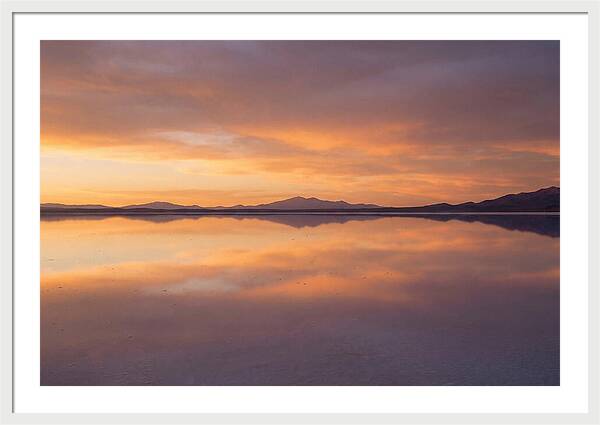 Salar De Uyuni Sunset Reflections