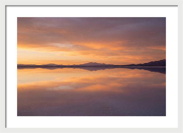 Salar De Uyuni Sunset Reflections