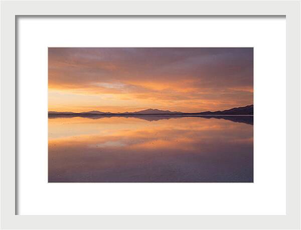 Salar De Uyuni Sunset Reflections