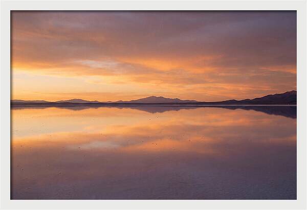 Salar De Uyuni Sunset Reflections