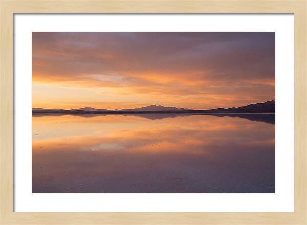 Salar De Uyuni Sunset Reflections