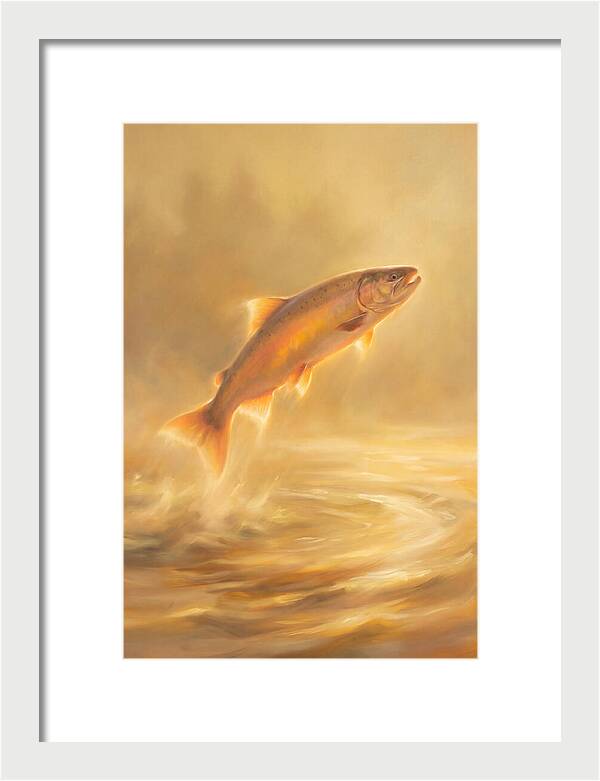 Salmon Leaping