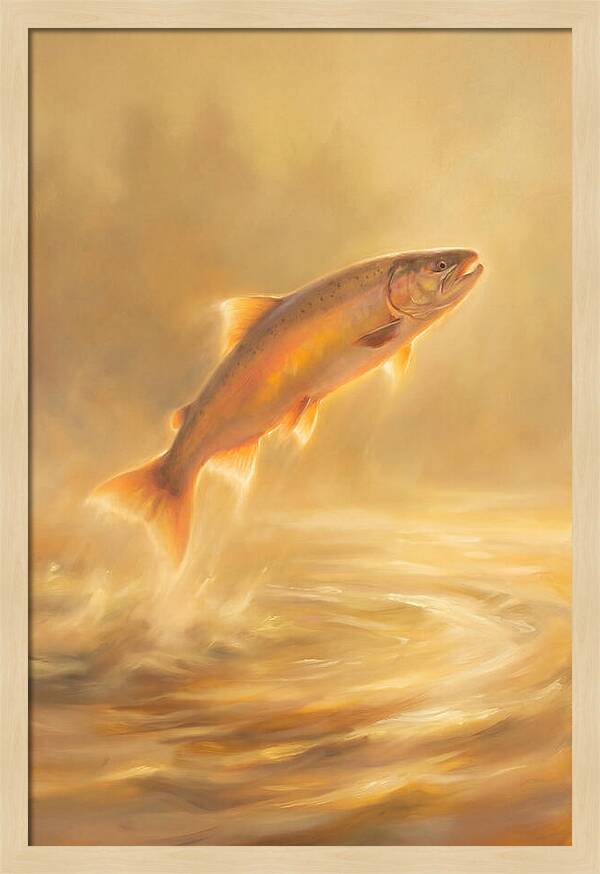 Salmon Leaping