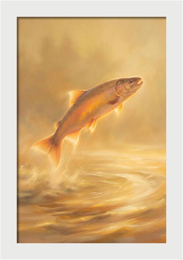 Salmon Leaping