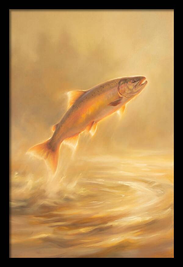 Salmon Leaping