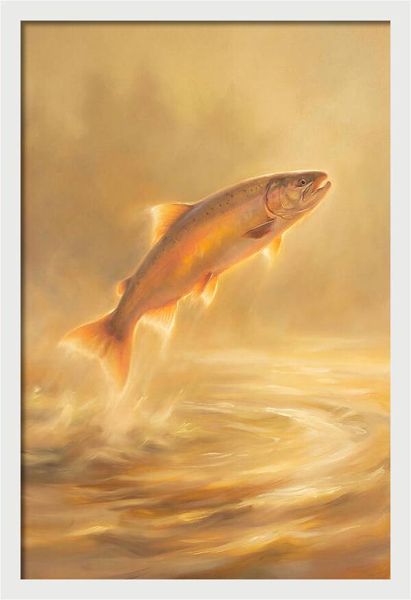 Salmon Leaping