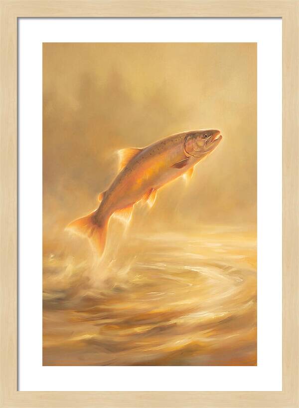 Salmon Leaping