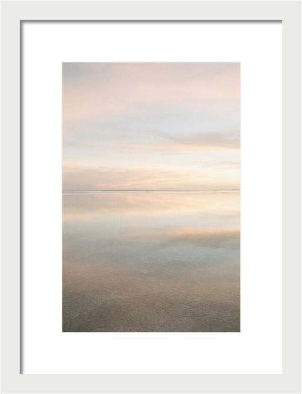Salt Flat Reflections At Dusk