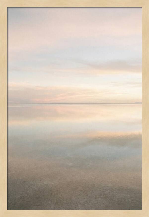 Salt Flat Reflections At Dusk