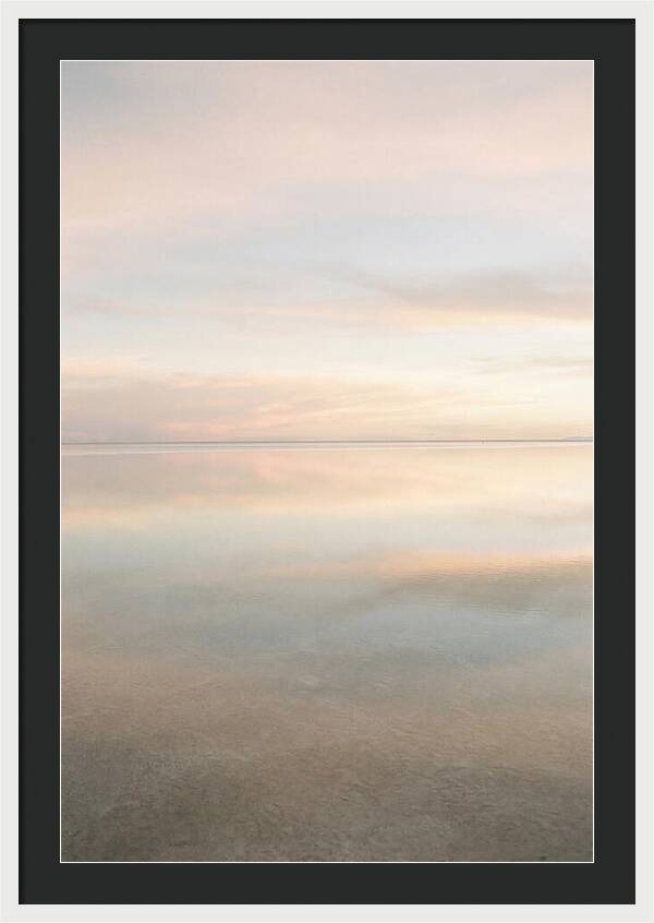 Salt Flat Reflections At Dusk