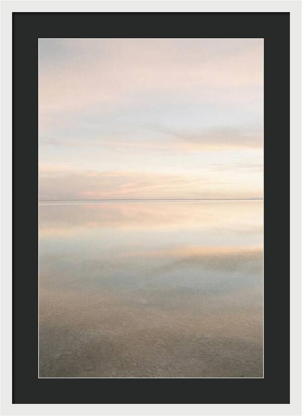 Salt Flat Reflections At Dusk