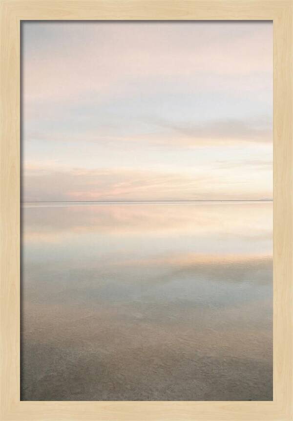Salt Flat Reflections At Dusk