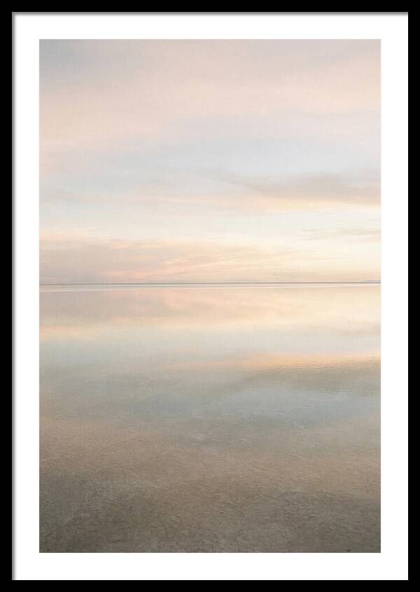 Salt Flat Reflections At Dusk