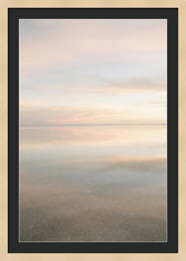 Salt Flat Reflections At Dusk