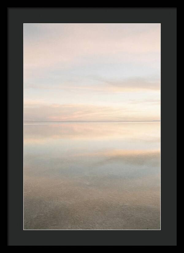 Salt Flat Reflections At Dusk