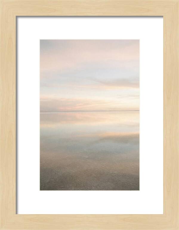 Salt Flat Reflections At Dusk