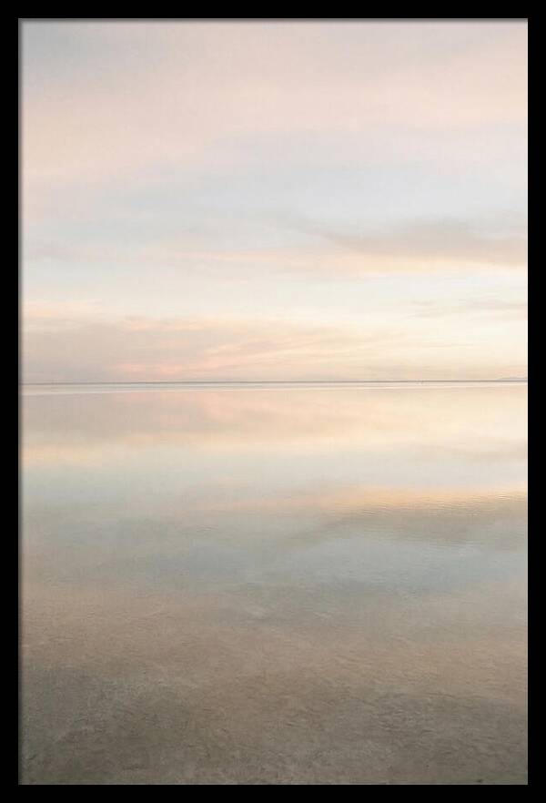 Salt Flat Reflections At Dusk