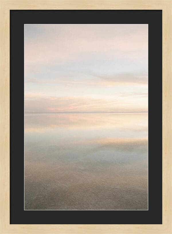 Salt Flat Reflections At Dusk