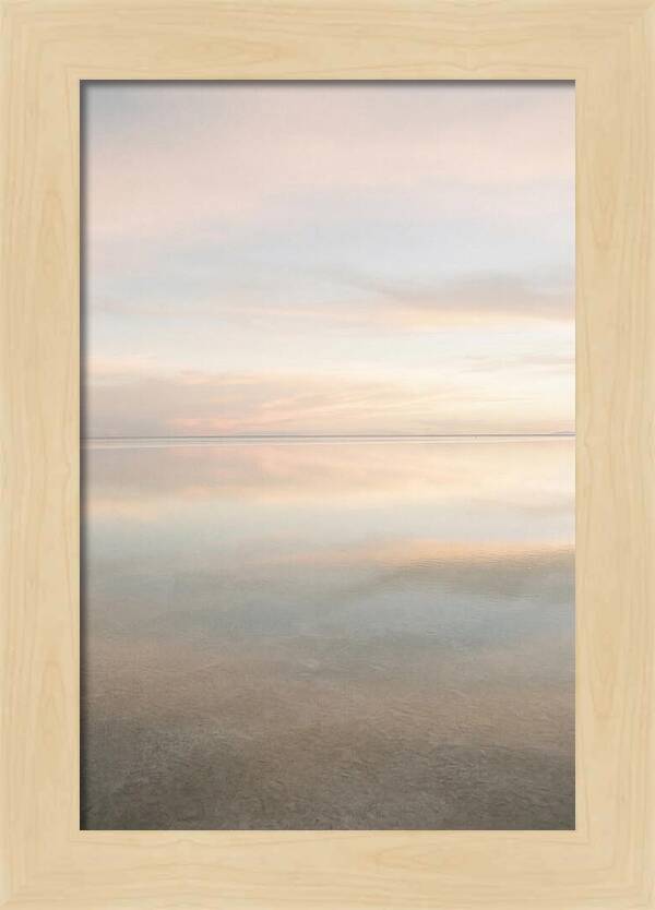 Salt Flat Reflections At Dusk