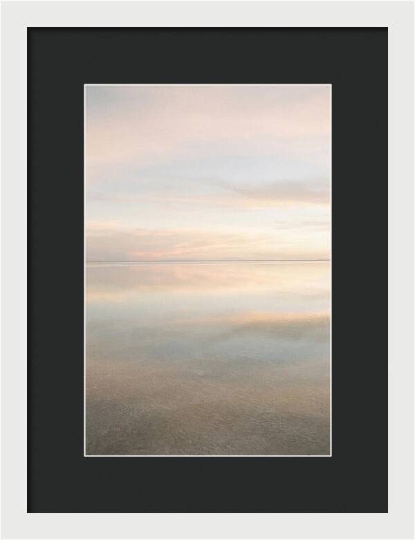 Salt Flat Reflections At Dusk