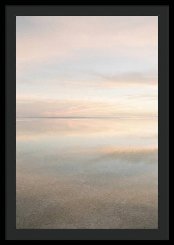 Salt Flat Reflections At Dusk