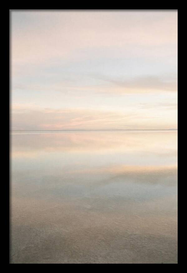 Salt Flat Reflections At Dusk