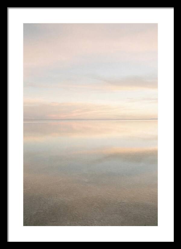 Salt Flat Reflections At Dusk
