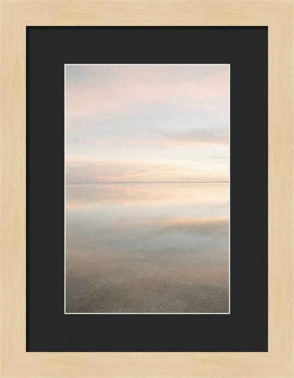 Salt Flat Reflections At Dusk