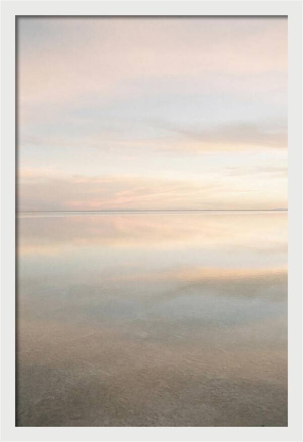 Salt Flat Reflections At Dusk