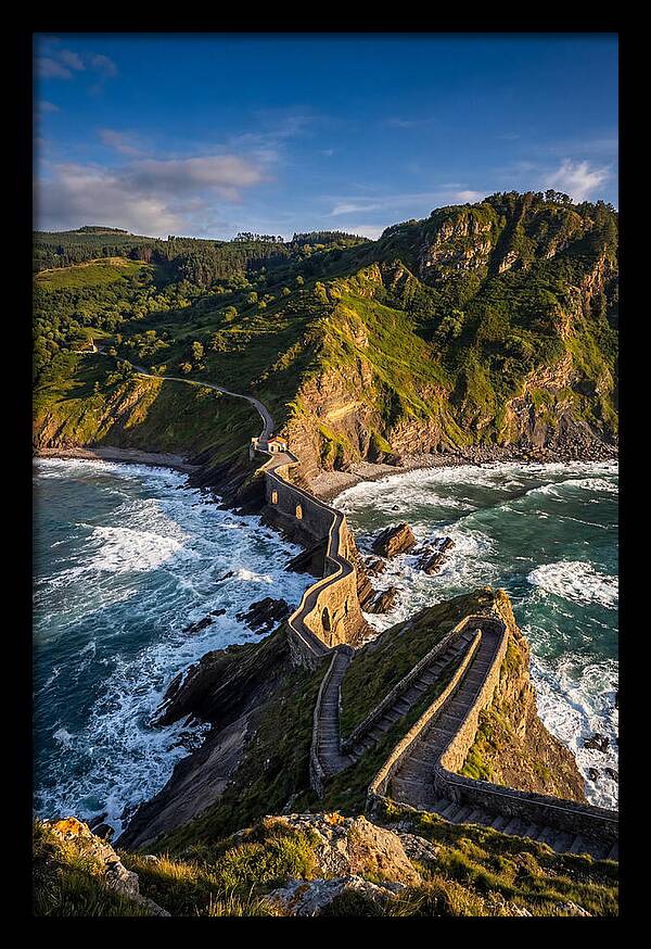 San Juan De Gaztelugatxe At Golden Hour