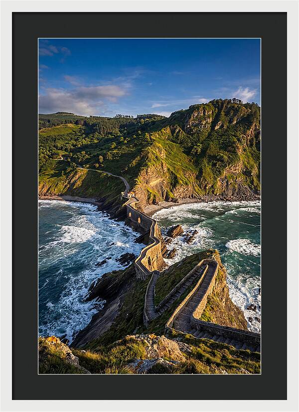 San Juan De Gaztelugatxe At Golden Hour