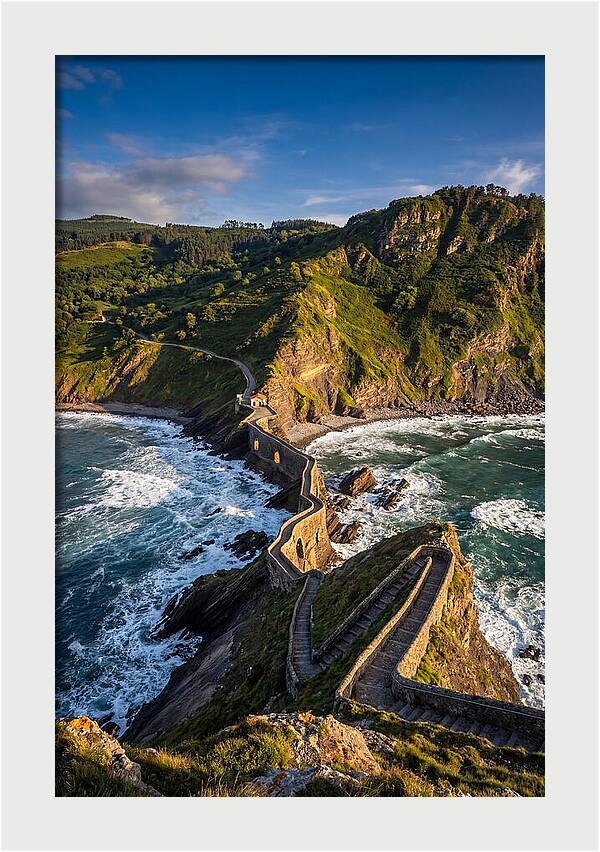 San Juan De Gaztelugatxe At Golden Hour