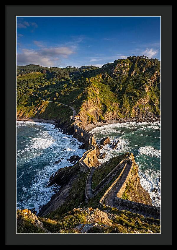 San Juan De Gaztelugatxe At Golden Hour