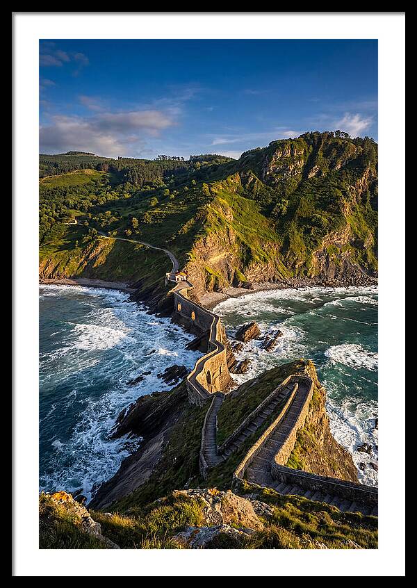 San Juan De Gaztelugatxe At Golden Hour