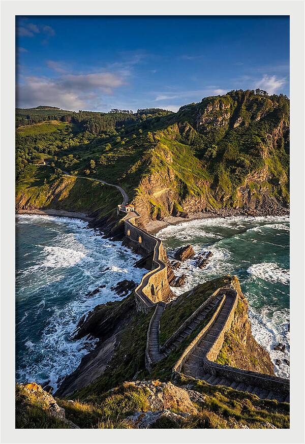 San Juan De Gaztelugatxe At Golden Hour