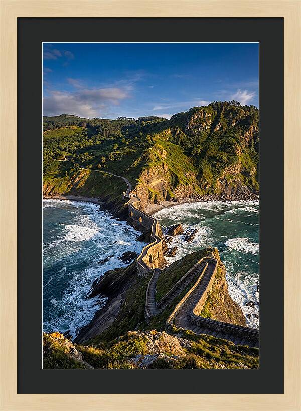 San Juan De Gaztelugatxe At Golden Hour