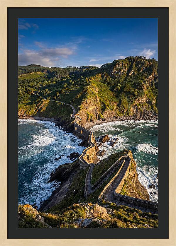 San Juan De Gaztelugatxe At Golden Hour