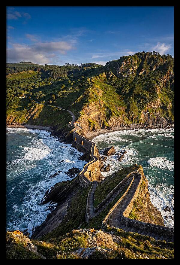 San Juan De Gaztelugatxe At Golden Hour